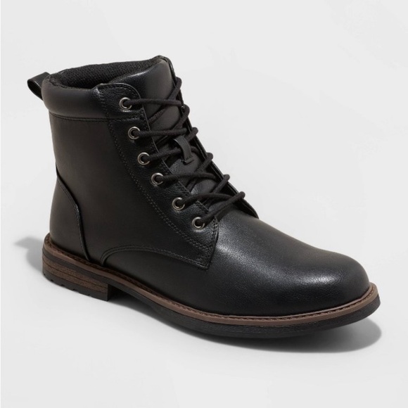 Men's Jeffrey Lug Combat Boots -
Goodfellow & Co nwt - Picture 1 of 4
